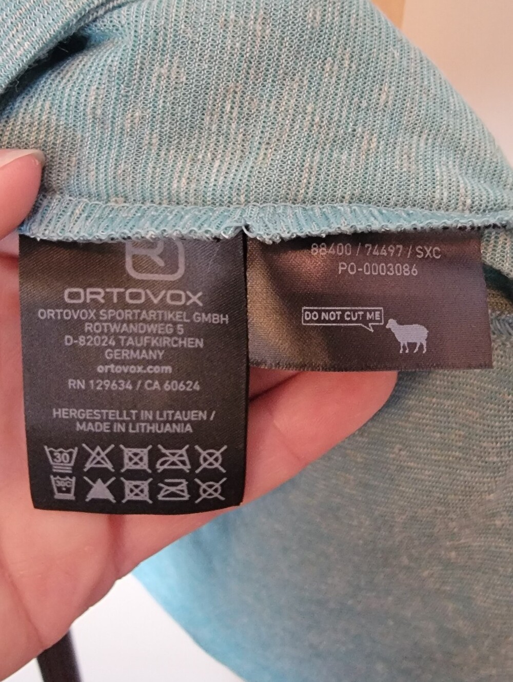 Ortovox - Women's 170 Cool Vertical Top - NWT - XL - Ice Waterfall Blend - Picture 9 of 9